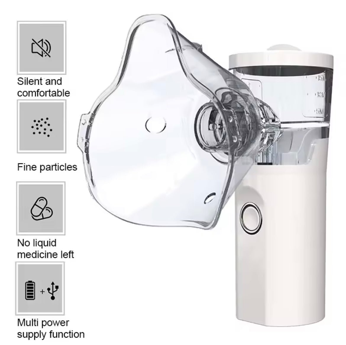 Nebulizador portátil recargable