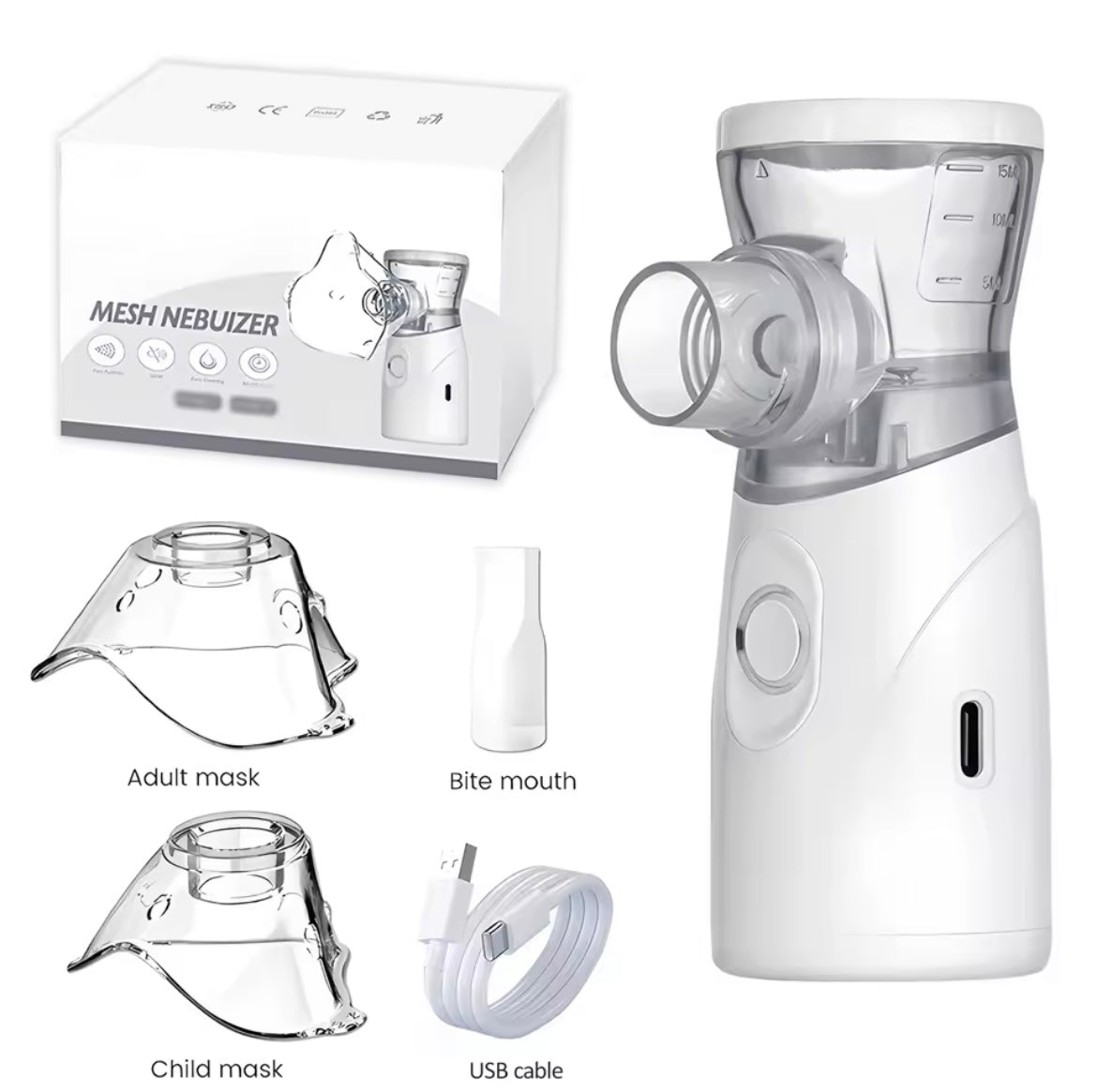 Nebulizador portátil recargable
